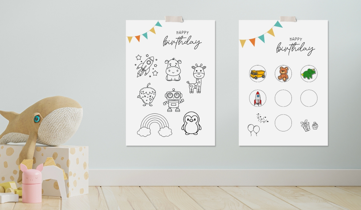 Geburtstagscountdown Vorlage: DIY Wartekalender zum Ausdrucken
