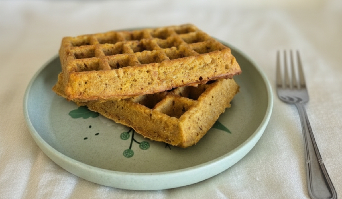 Gesunde S&uuml;sskartoffel-Waffeln f&uuml;r Babys & Kleinkinder