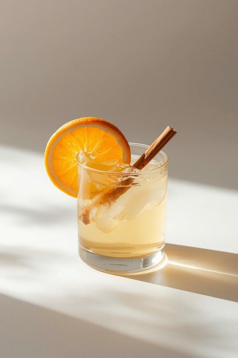 Apfel-Zimt-Spritz Mocktail Drinks ohne Alkohol Schwangerschaft