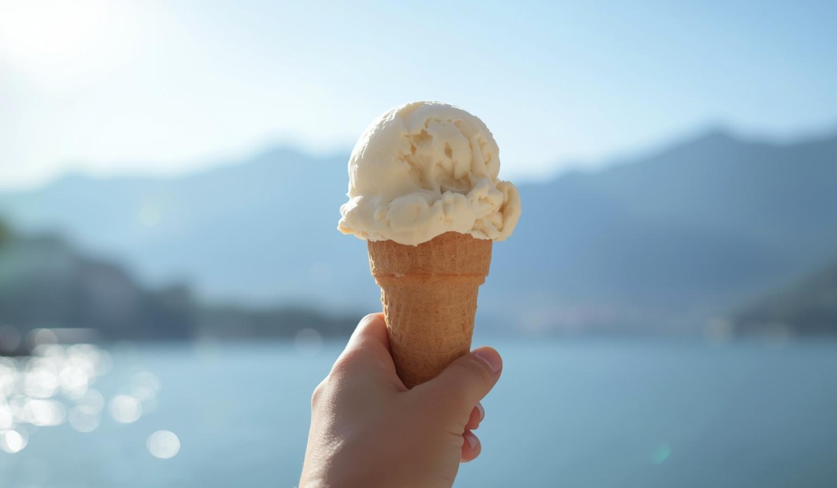 Lugano mit der Familie - Eis