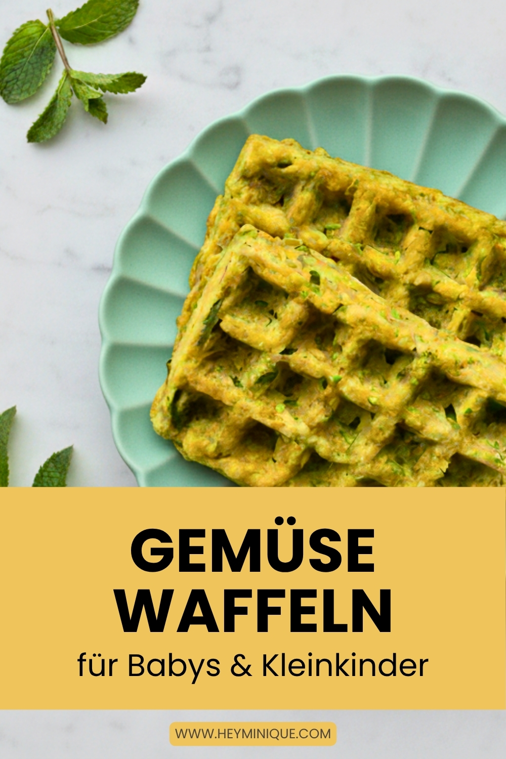 Gem&uuml;se-Waffeln f&uuml;r Babys & Kleinkinder: Vitaminreich und lecker
