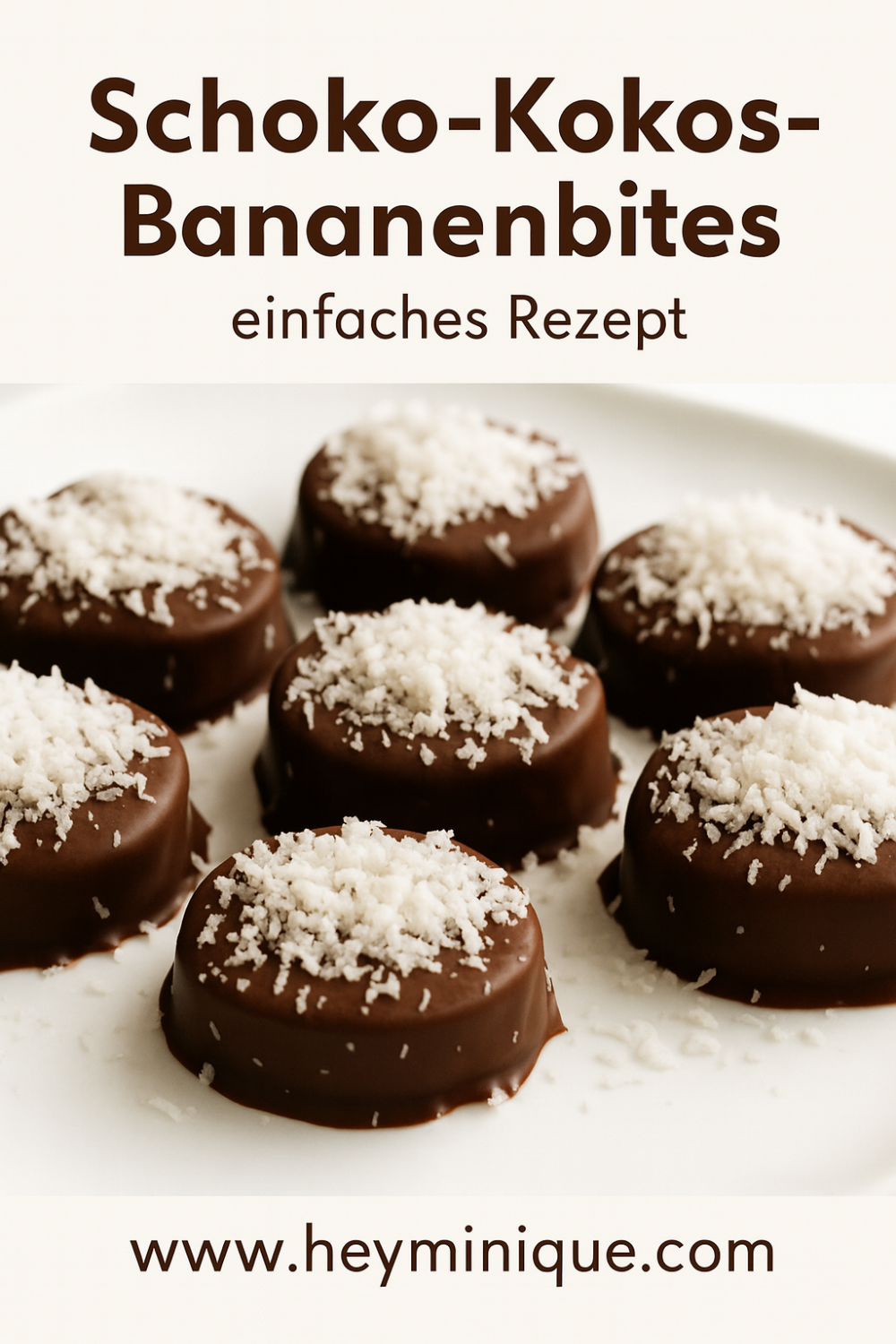 Schoko-Kokos-Bananenbites Schoko-Kokos-Bananenbites