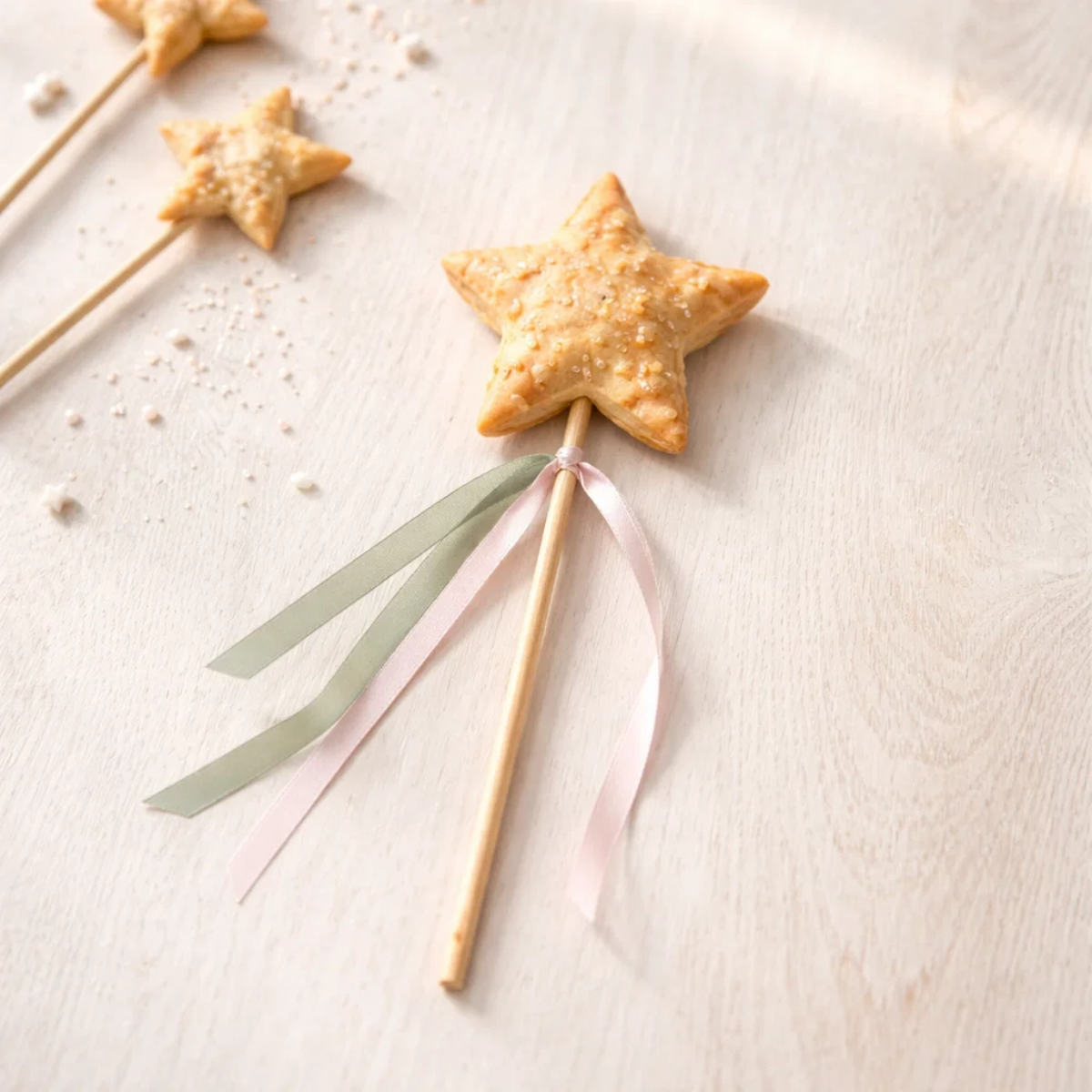 Feen-Geburtstag Snack Blätterteig Stern Feen-Geburtstag Snack Blätterteig Stern