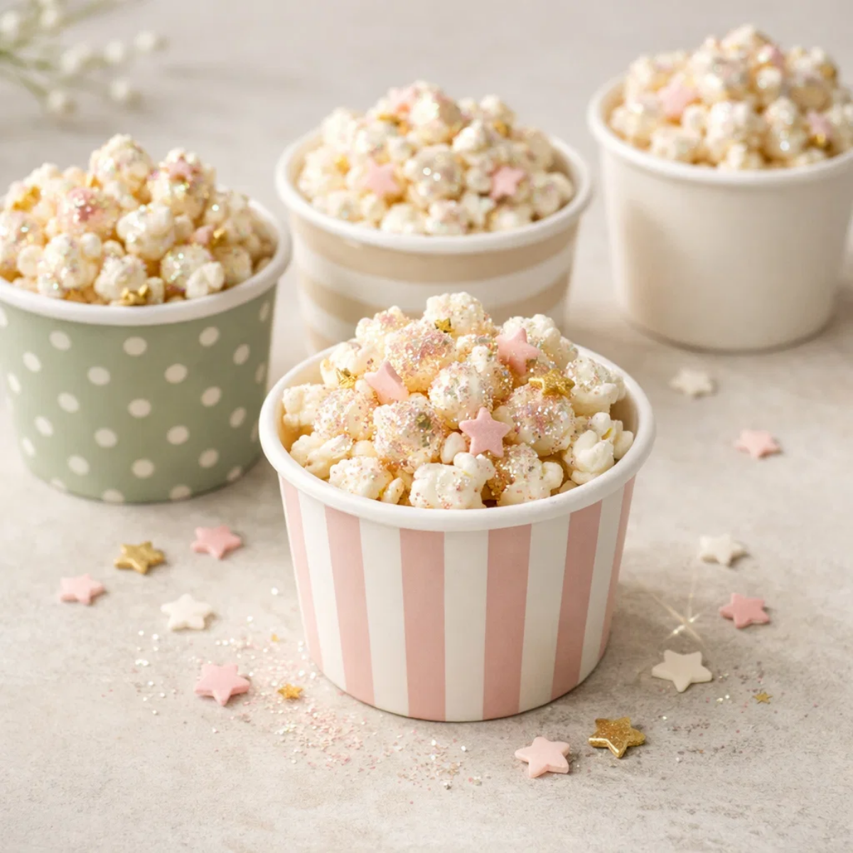 Feen-Geburtstag Snack Glitzer-Popcorn Feen-Geburtstag Snack Glitzer-Popcorn