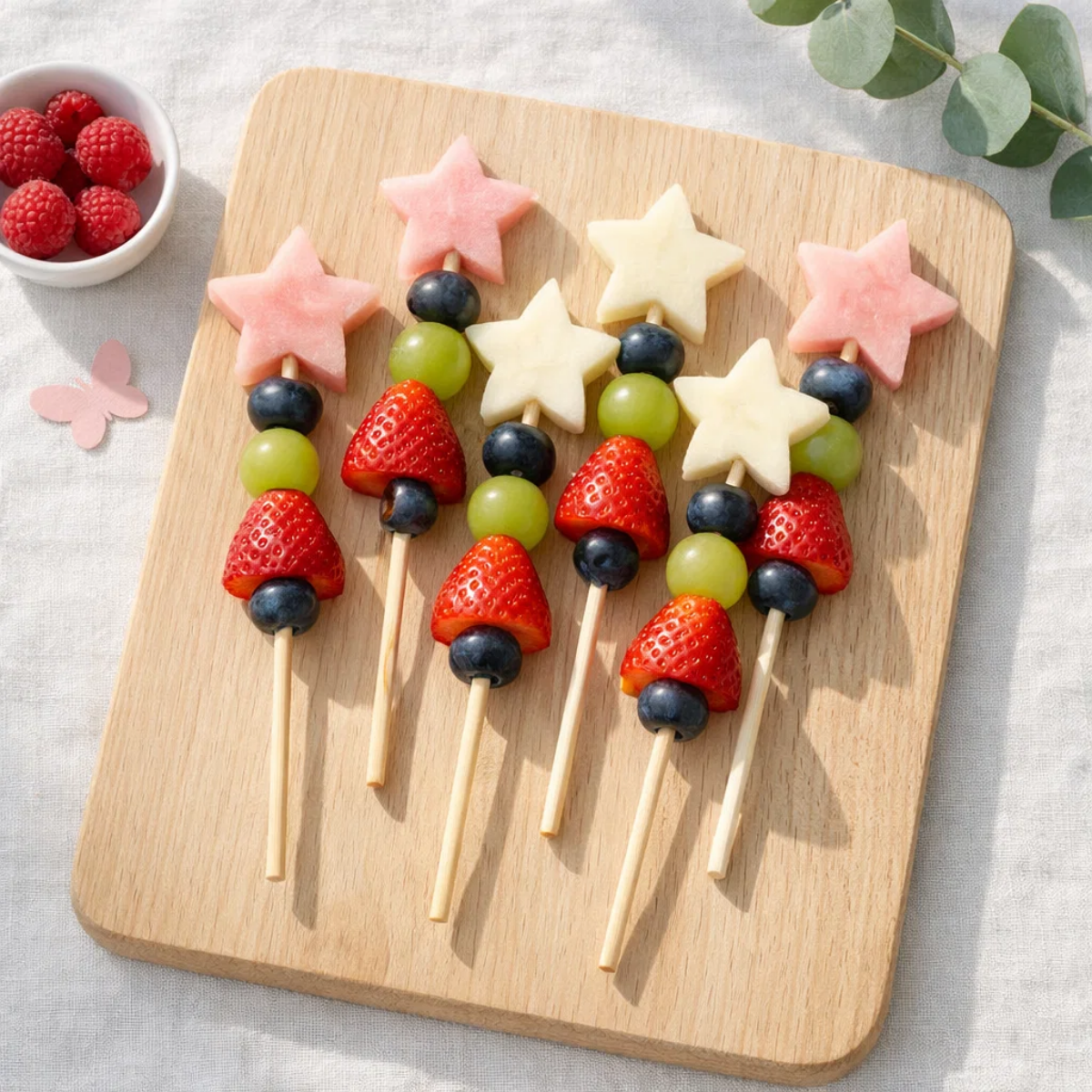 Feen-Geburtstag Snack Früchte Zauberstab Feen-Geburtstag Snack Früchte Zauberstab
