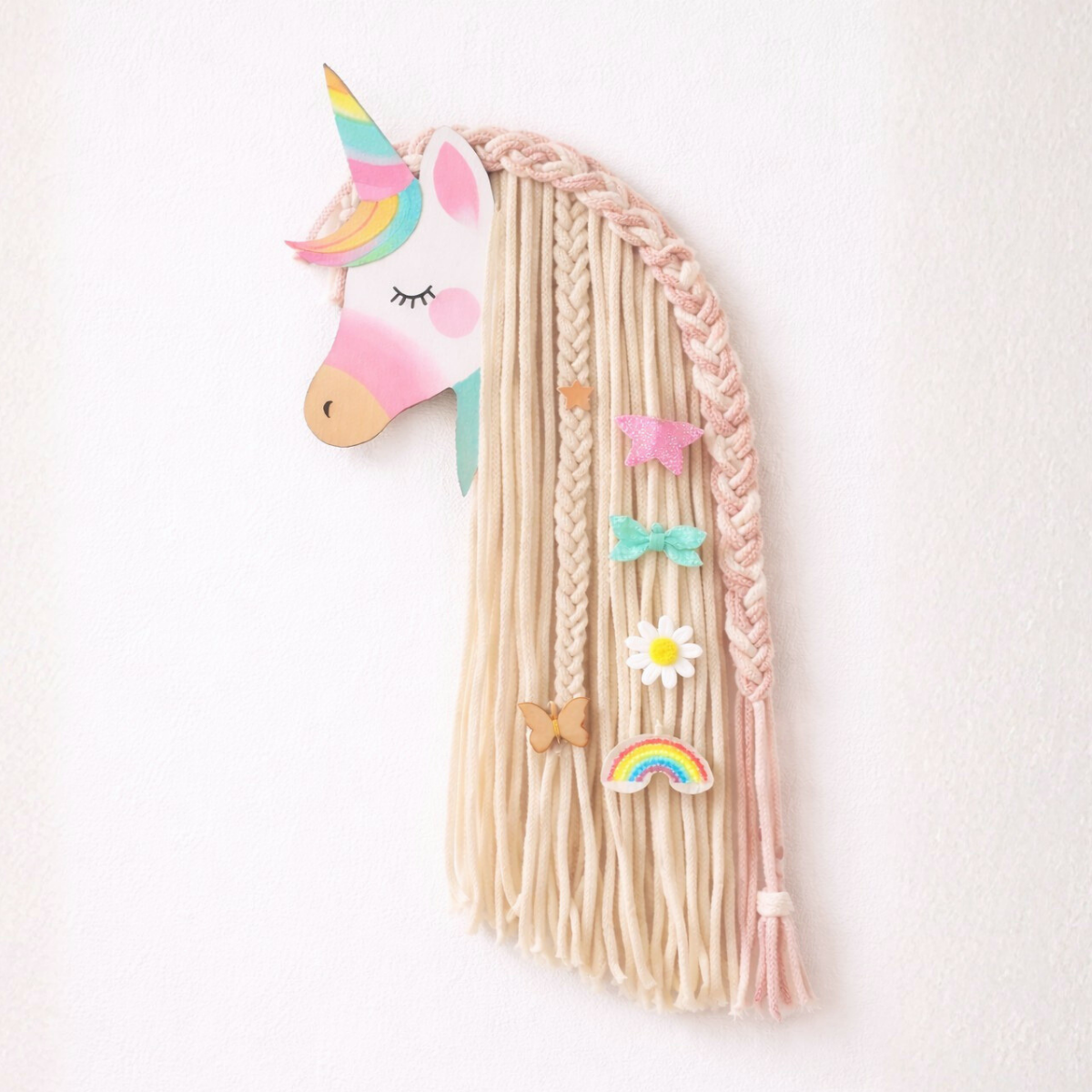 Haarspangen-Aufbewahrung Einhorn