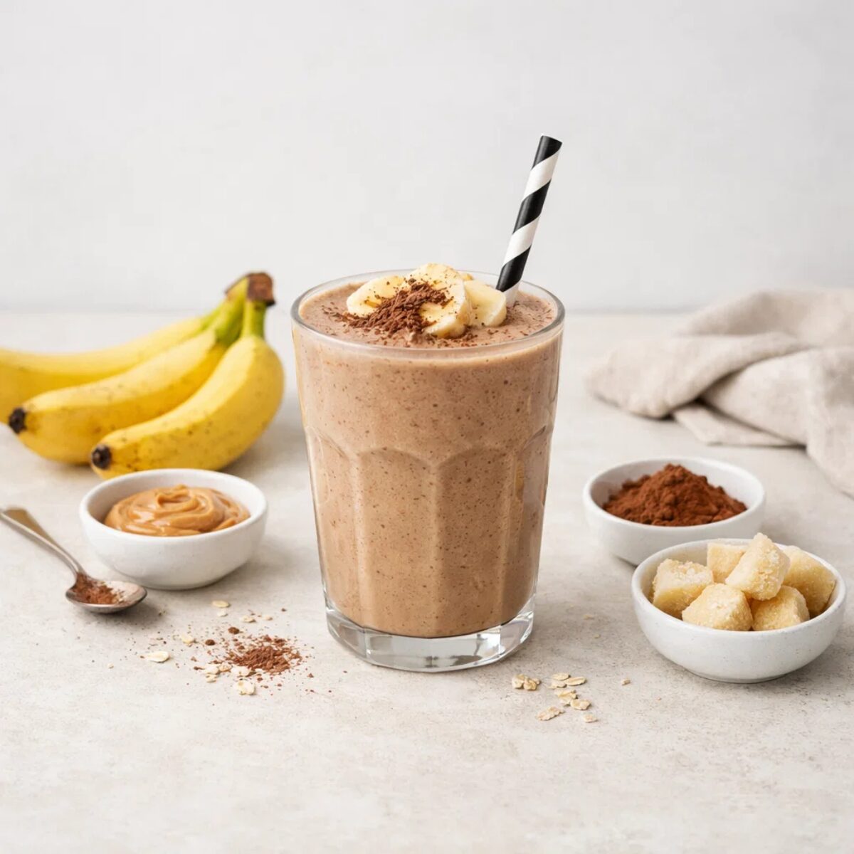 Schnelle Rezepte Schwangerschaft - Bananenfrappe ohne Eis