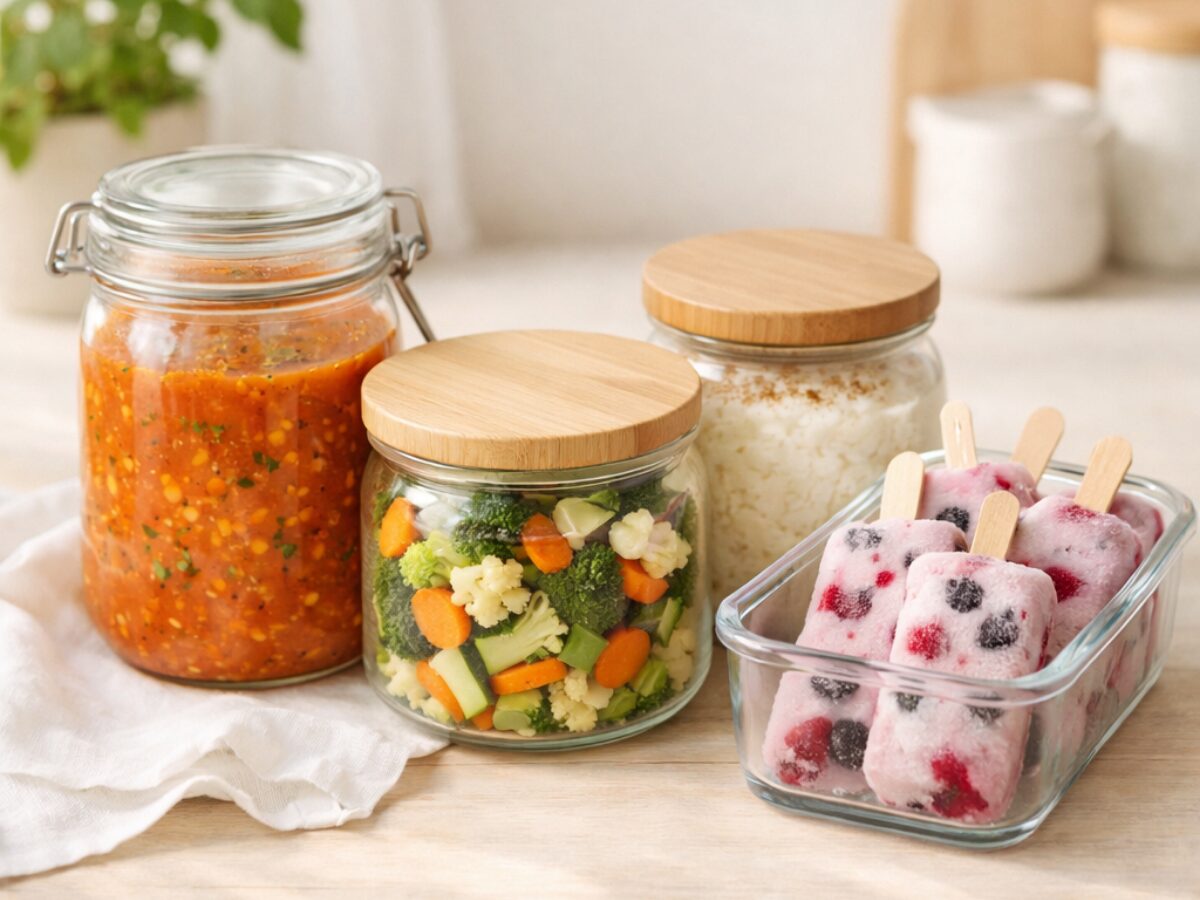 Schwangerschaftsm&uuml;digkeit schnelle gesunde Rezepte - Vorrat