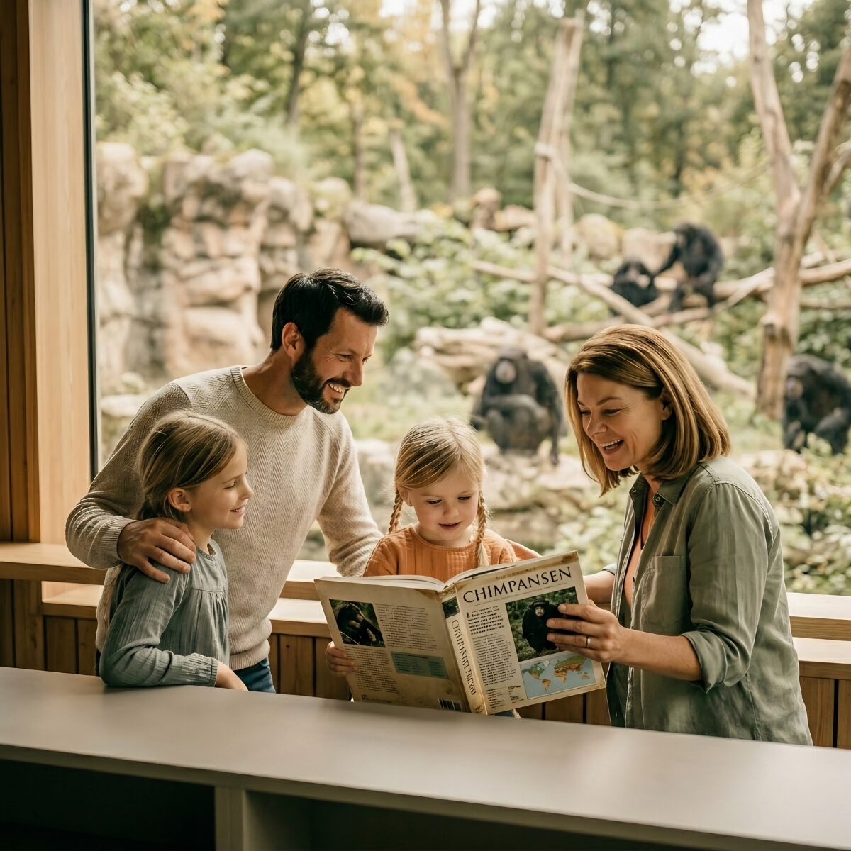 Vatertag Ausflug mit Kindern - Tierpark Zoo