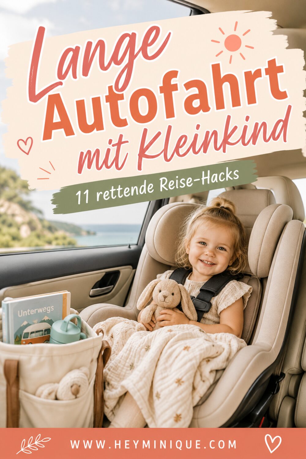 Lange Autofahrt mit Kleinkind Tipps Hacks Besch&auml;ftigungen