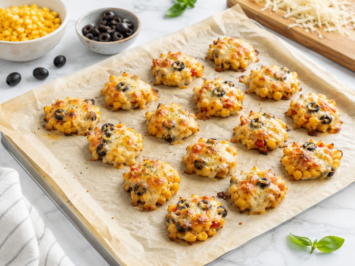 Mini-Pizzen ohne Teig - gesunde Brotdose n Ideen f&uuml;r Kinder