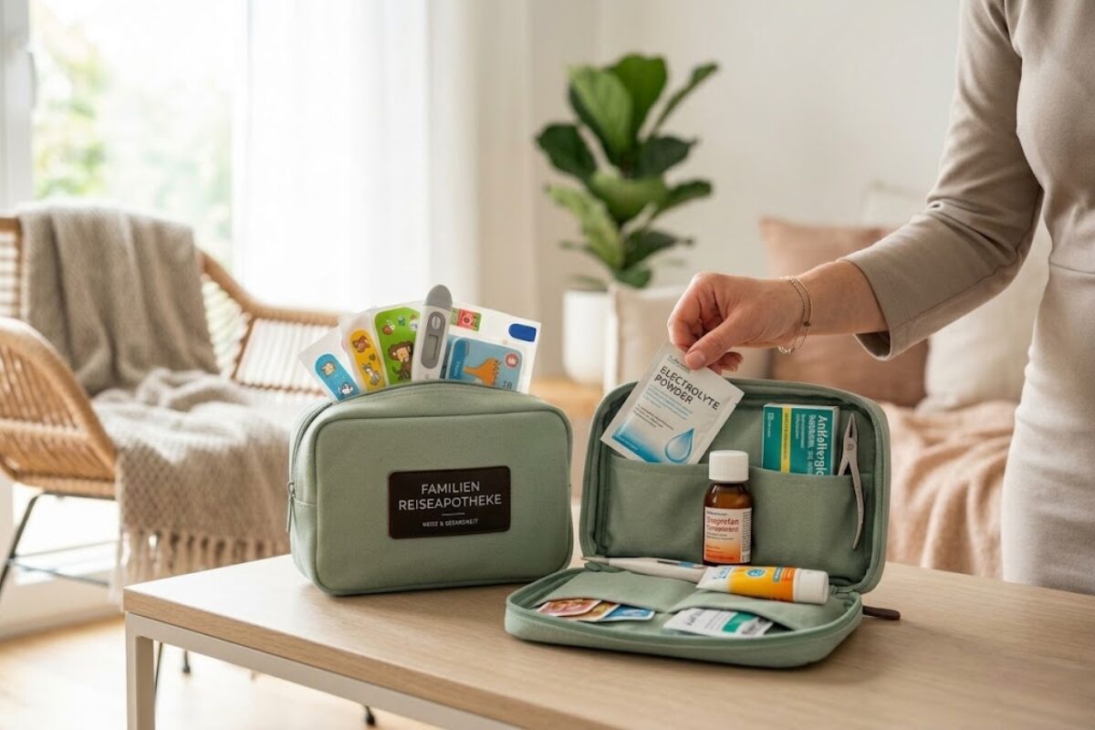 Reiseapotheke und Sicherheit Packliste Sommerurlaub Checkliste f&uuml;r Reisen mit Kindern