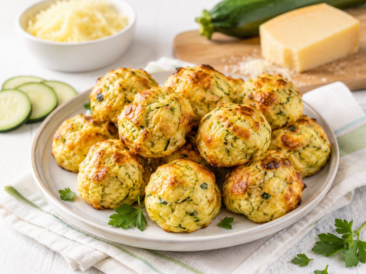 Zucchini-K&auml;se-B&auml;llchen - gesunde Brotdose n Ideen f&uuml;r Kinder
