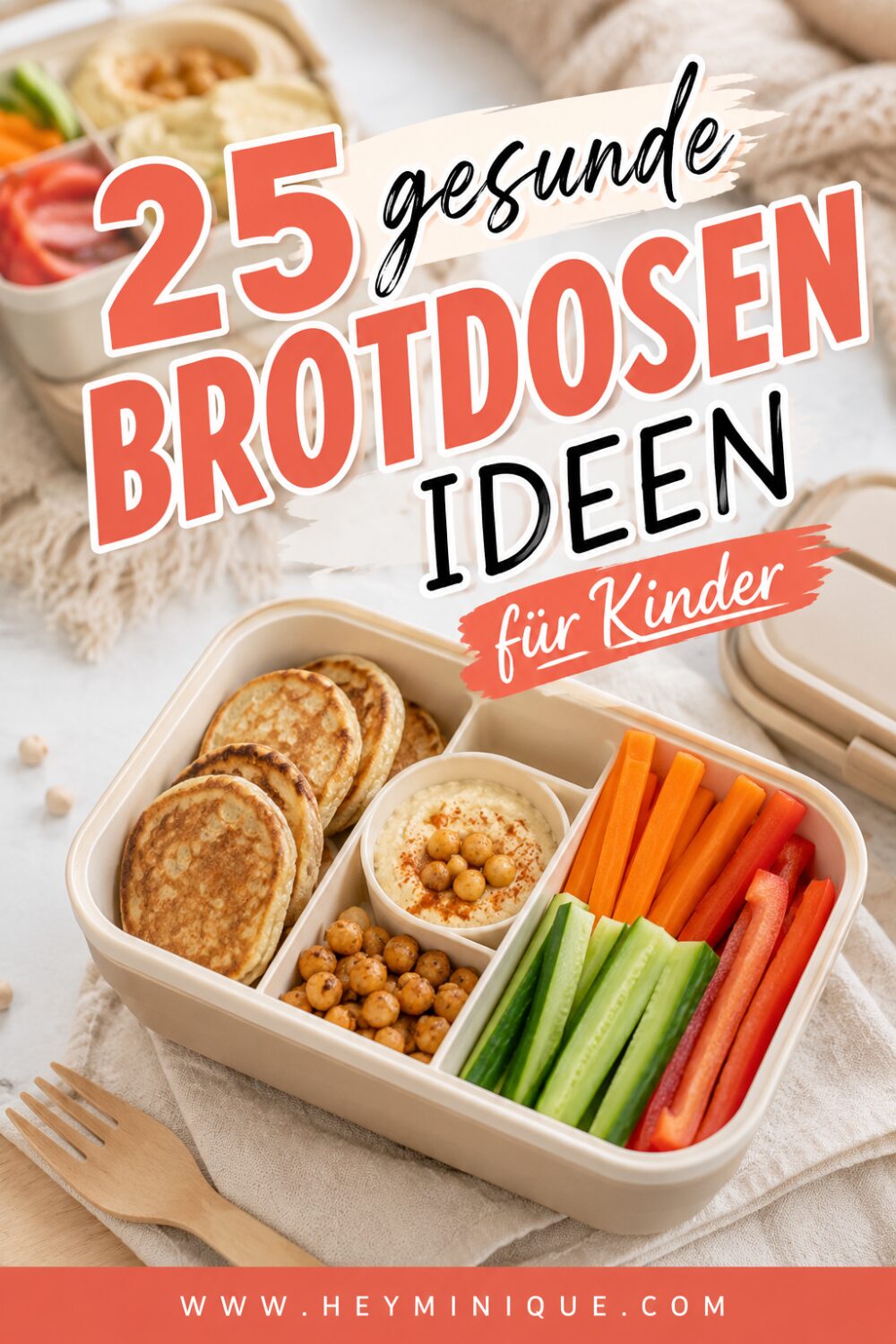 25 gesunde Brotdosen Ideen f&uuml;r Kinder