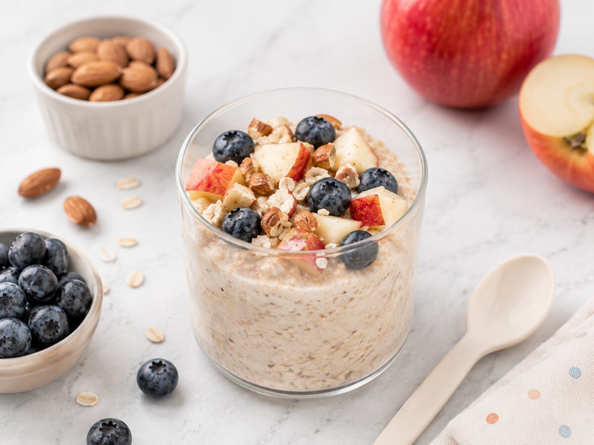 Bircher-M&uuml;esli f&uuml;r unterwegs - gesunde Brotdose n Ideen f&uuml;r Kinder